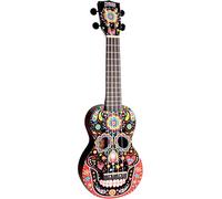Mahalo Mahalo Skull Ukulele Day of the Dead