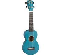 Ukulélé Soprano Slim Bleu Satin + Housse Soprano