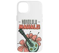 Mahalo Vacances familiales Honolulu Hawaii Coque pour iPhone 14 Plus