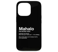 Mahalo Words of Hawaii : définition Amusante, apprenez l'hawaïen Coque pour iPhone 13 Pro