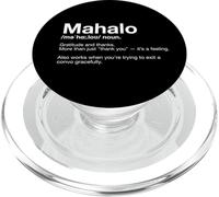 Mahalo Words of Hawaii : définition Amusante, apprenez l'hawaïen PopSockets PopGrip pour MagSafe