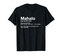 Mahalo Words of Hawaii : définition Amusante, apprenez l'hawaïen T-Shirt
