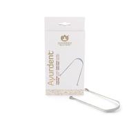 Maharashi Ayurveda - Nettoyeur de langue argenté - Gratte-langue ayurvédique - Élimine la plaque de langue - Tongue Cleaner - Aide à lutter contre la mauvaise haleine - Pour une hygiène buccale efficace