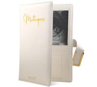 MAHEWA® Étui de protection pour carnet de maternité en similicuir de qualité supérieure - Unisexe - Crème