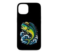 Mahi Mahi Chapeau de pêche Motif Poissons Coque pour iPhone 13