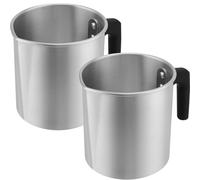 MAHIONG Lot de 2 pots de cire de 1,2 L, carafe de fabrication de bougies avec poignée résistante à la chaleur, petit pot à fondre pour bougies, fabrication de savon, loisirs créatifs