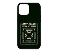 Mahjong à Quatre sans Téléphone Citation Allemande Coque pour iPhone 12 Pro Max