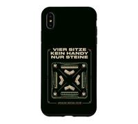 Mahjong à Quatre sans Téléphone Citation Allemande Coque pour iPhone XS Max