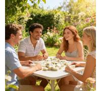 Mahjong Adatti- Mini Portatile Interattivo Divertente | Intrattenimento Con Scatola Di Conservazione | Per Interno Esterno Casa Appartamento Dormitorio Viaggio Campeggio Picnic Festa Famiglia Adu