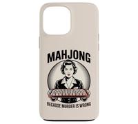 Mahjong Amusant Parce Que Le Meurtre n'est Pas Une Bonne Chose Coque pour iPhone 13 Pro Max