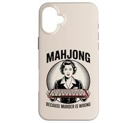 Mahjong Amusant Parce Que Le Meurtre n'est Pas Une Bonne Chose Coque pour iPhone 16 Plus