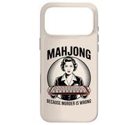 Mahjong Amusant Parce Que Le Meurtre n'est Pas Une Bonne Chose Coque pour iPhone 17 Pro Max