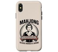 Mahjong Amusant Parce Que Le Meurtre n'est Pas Une Bonne Chose Coque pour iPhone X/XS