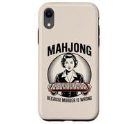 Mahjong Amusant Parce Que Le Meurtre n'est Pas Une Bonne Chose Coque pour iPhone XR