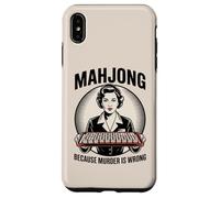 Mahjong Amusant Parce Que Le Meurtre n'est Pas Une Bonne Chose Coque pour iPhone XS Max