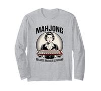 Mahjong Amusant Parce Que Le Meurtre n'est Pas Une Bonne Chose Manche Longue