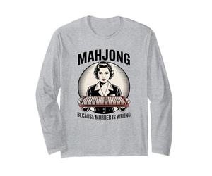 Mahjong Amusant Parce Que Le Meurtre n'est Pas Une Bonne Chose Manche Longue