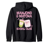 Mahjong et Matcha Social Club Mah Jong Sweat à Capuche