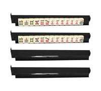 Mahjong Étagère et poussoir pour carrelage : organisateurs compacts de jeux de dominos de 4 pièces, poussoirs et étagères de Mahjong, pour maison, voyage, vacances en club