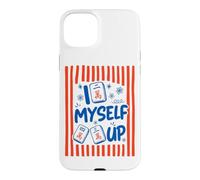 Mahjong Graphic Jouant Mahjong Lovers I Crack Myself Up Coque pour iPhone 15 Plus