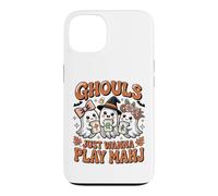 Mahjong Halloween Fantômes Mignons Soirée Jeu Coque pour iPhone 13
