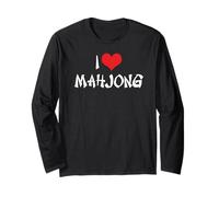 Mahjong I Love The Red Heart - Mah Jong Lover Manche Longue