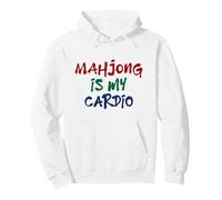 Mahjong is My Cardio Tabletop Humour Citation (Version légère) Sweat à Capuche
