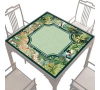 Mahjong Learning Mat - Mah Jong Mat With Rules, Neoprene Mahjong Mats For Table | Smooth Card Table Protector Rolling Layout Fabric For Home Dorm Apartment Gathering Entertainment Recreations