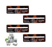 Mahjong Lecteur de ligne - Guide acrylique écaille de tortue, portable 4 pièces pour une vérification précise de la ligne de carrelage, localisateur de cartes Mahjong pour hommes, femmes, débutants