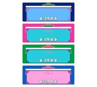 Mahjong Line Finder, Rule Helper Tool, Game Position Marker, Easy Visibility Design, Travel-Friendly Set, for Seniors Tournament RV Picnic Holiday Game Night Use, 19x7x0.1cm