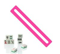 Mahjong Line Reader, Mahjong Lines Guided Reading Strips, 6x1x0.13 inches Lightweight Game Accessories for Women, Girls, Teens, Boys, Family, Friends, Husband, Wife, Son, Daughter, Transparent