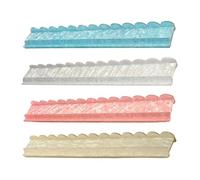 Mahjong Lot de 4 supports de rangement antidérapants en acrylique avec curseurs | Support Mahjong de 44,4 cm | Pour un domestique, les voyages, les plateaux de table, l'exercice, le jeu et les