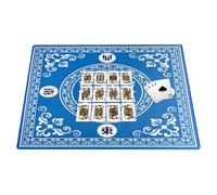 Mahjong-Matte-Non-Slip de table pour jeux de société, Mahjong & Poker | Tapis de jeu de cartes carré 80 x 80 cm, tapis de bruit pour table de jeu, à la maison, tourne