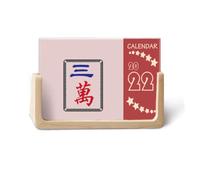 Mahjong Million Calendrier de bureau 2022 à 3 carreaux 12 mois