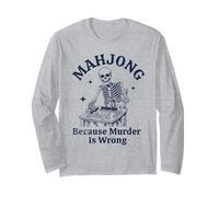 Mahjong Parce Que Le Meurtre n'est Pas Un Bon Joueur de Skeleton Manche Longue