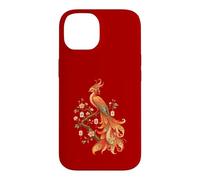 Mahjong Phoenix Oiseau Cerisier Fleurs Carrelage Art Floral Lover Coque pour iPhone 14