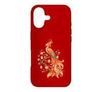 Mahjong Phoenix Oiseau Cerisier Fleurs Carrelage Art Floral Lover Coque pour iPhone 17