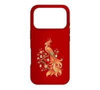 Mahjong Phoenix Oiseau Cerisier Fleurs Carrelage Art Floral Lover Coque pour iPhone 17 Pro