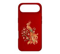 Mahjong Phoenix Oiseau Cerisier Fleurs Carrelage Art Floral Lover Coque pour iPhone Air