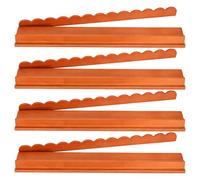 Mahjong Pushers and Rack, Mahjong Racks with Pushers, 4 Piece Magnetic Wooden Tiles Tray for Game Christmas Travel Home Beginner Play Train Pool Table