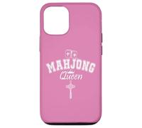 Mahjong Queen of Tiles Mom in My Mahjong Era Mahjaholic Coque pour iPhone 12/12 Pro