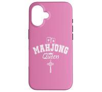 Mahjong Queen of Tiles Mom in My Mahjong Era Mahjaholic Coque pour iPhone 16