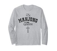 Mahjong Queen of Tiles Women Mahjong Queen Crown Mahjaholic Manche Longue
