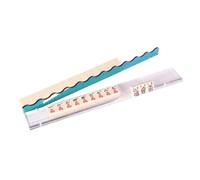 Mahjong Rack Set - Support acrylique transparent, poussoir de carrelage multicolore | Mosaïque magnétique amovible, 44,7 x 6,5 x 1,9 cm, organisateur coulissant intégré durable résistant aux A