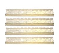 Mahjong Racks avec curseurs magnétiques - Texture de coquillage ondulée, support tortue Mah-Jongg, pour femmes, retraités, débutants, collectionneurs, soirées de jeu, à la maison, réunions, voyages