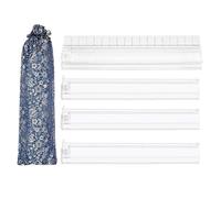 Mahjong Racks avec poussoirs Support transparent avec sac de rangement | Porte-carreaux Mahjong pour femmes, adultes, débutants, fête à domicile, voyage, club, vacances