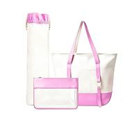 Mahjong Sac de transport de protection, imperméable et de rangement, rose | Étui vide Mahjong et sac à pions pour l'extérieur, communauté, tournois, pique-niques, fêtes et soirées de jeu