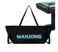 Mahjong Sac de transport en toile portable de grande capacité | Mahjong Sac avec support de tapis pour voyage, sortie, réunion de famille, tournoi, club, soirée de jeu