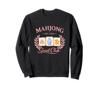 Mahjong Social Club 2026 Joli Jeu de société Chinois Preppy Y2K Sweatshirt