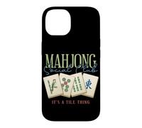 Mahjong Social Club, C'est Une Histoire de tuiles, J'adore Jouer au Mahjong Coque pour iPhone 14